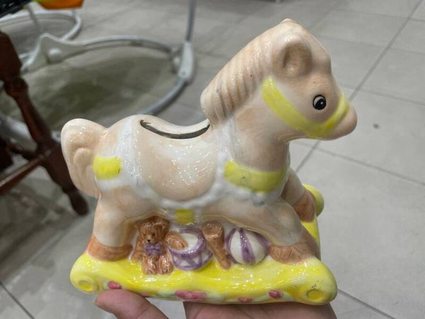Ceramic Horse Money Bank-Decor***