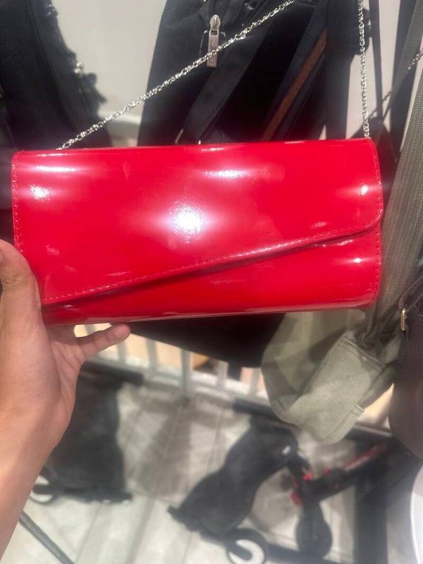 red clutch bag - Bags*