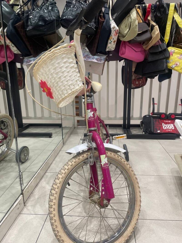 Girls Bicycle With Back Support 6-9 Years - Toys