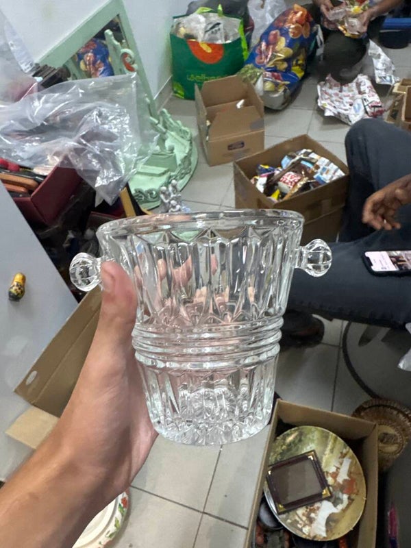 Crystal Ice bucket - Decor*