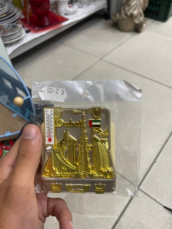 Golden Dubai Magnet - Collectibles*