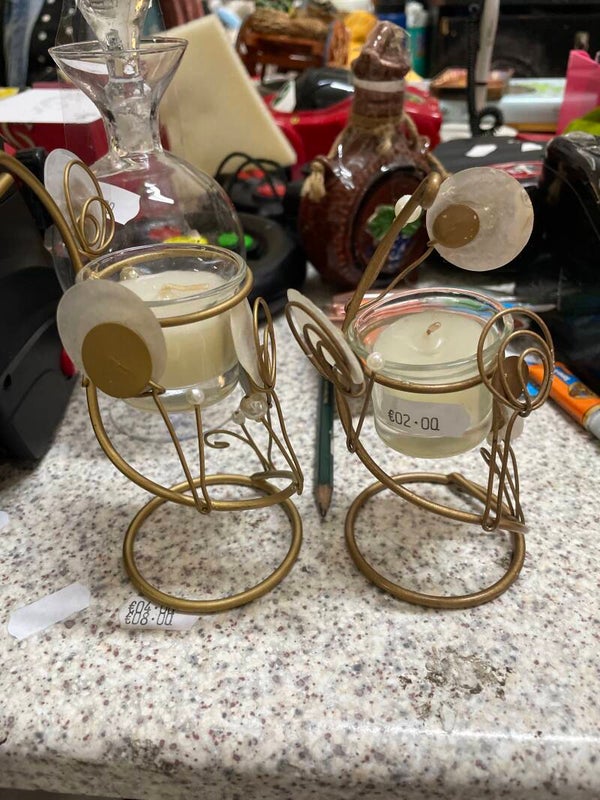 Candle Holders - €2 Each - Candles