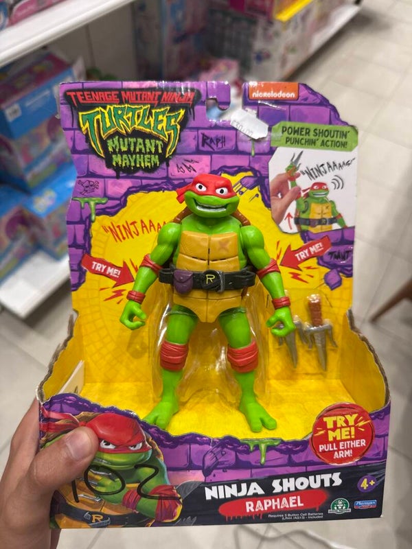 Teenage Mutant Ninja Turtles ninja shouts Rapheal - toys*