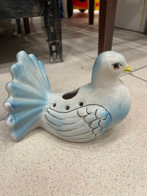 Ceramic bird potpourri scent holder-decor*
