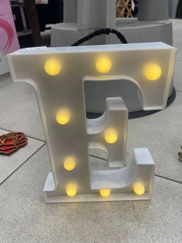 Letter E shaped Light - Decor*