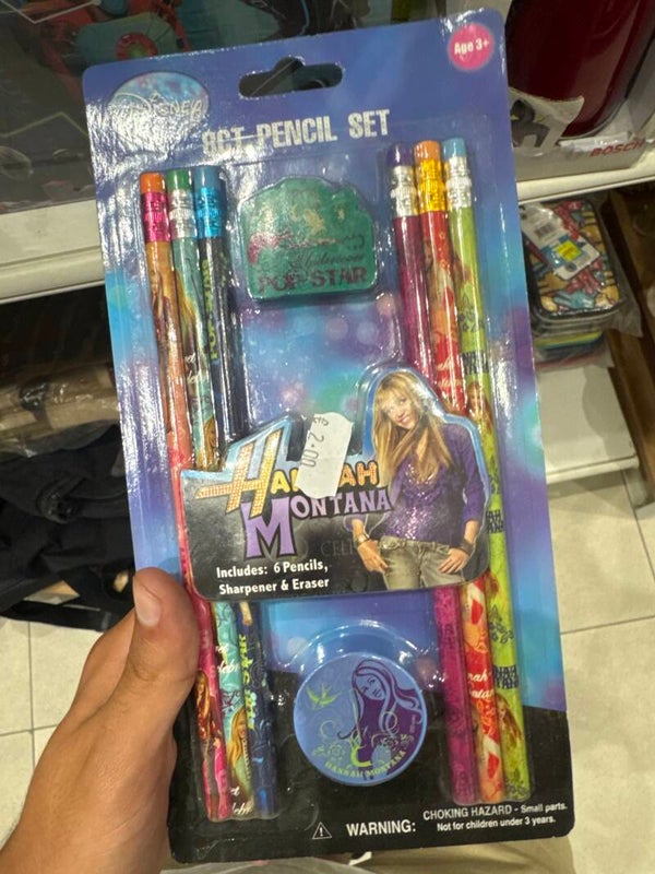 Disney Hannah Montana Pencil set - stationary*