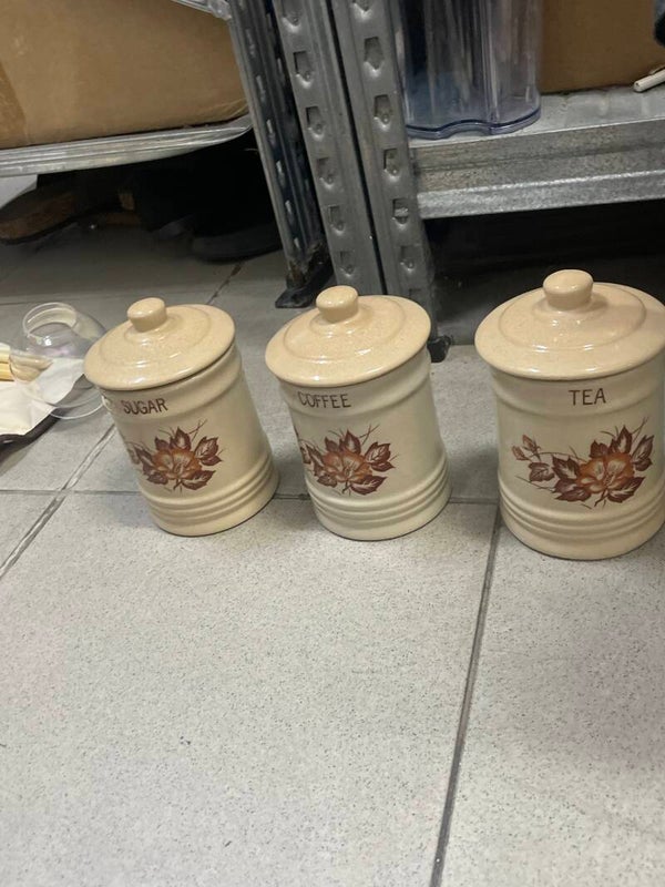 Sugar Coffee & Tea Jar Set - Supplies