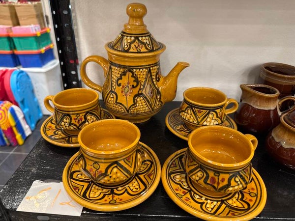 Moroccan Ceramic Coffee Set - Supplies***