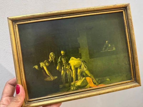 Print The Beheading of Saint John the Baptist By Caravaggio - Frames