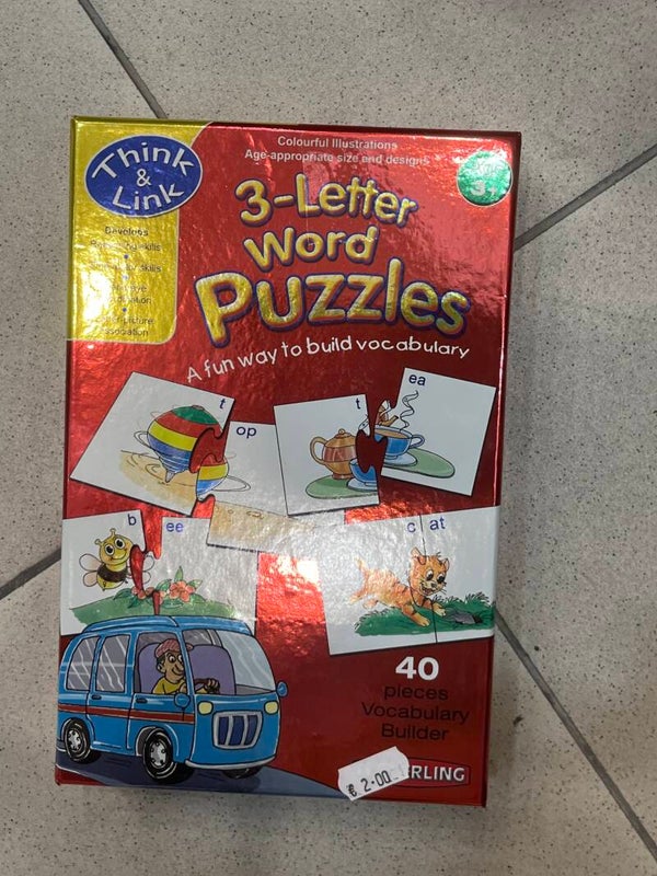 3 Letter Word Puzzles - Games