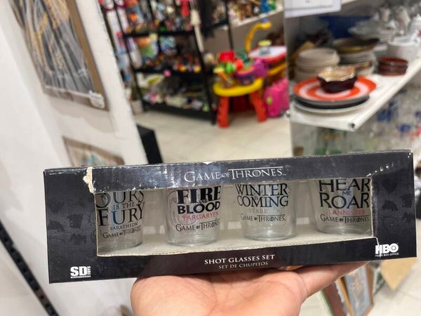 Game Of Thrones Shot Glasses - New - Glasses