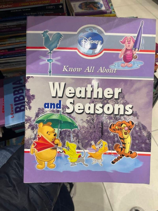 Disney Know All About Weather And Seasons - Books