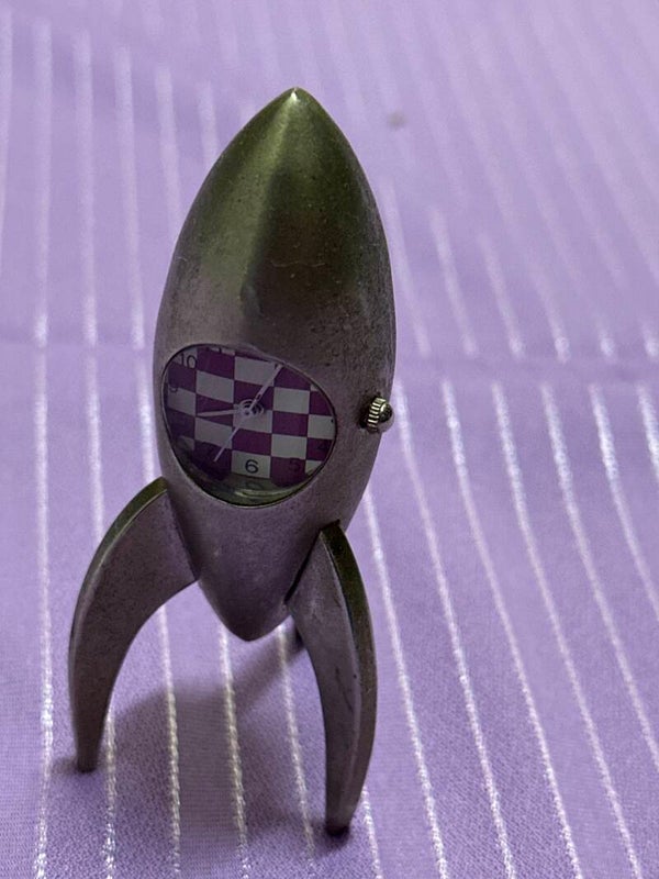 Rocket shaped desk clock - Decor ***