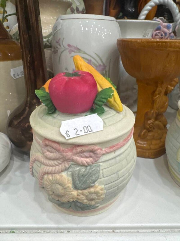 Vintage Ceramic Lidded Dish - Decor*