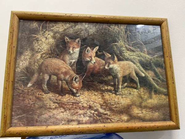 Full House Framed Fox Puzzle - Frames