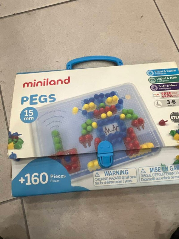 Miniland Pegs - Games*