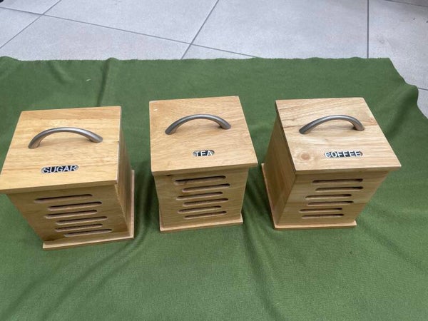 Wooden storage containers- Supplies ***