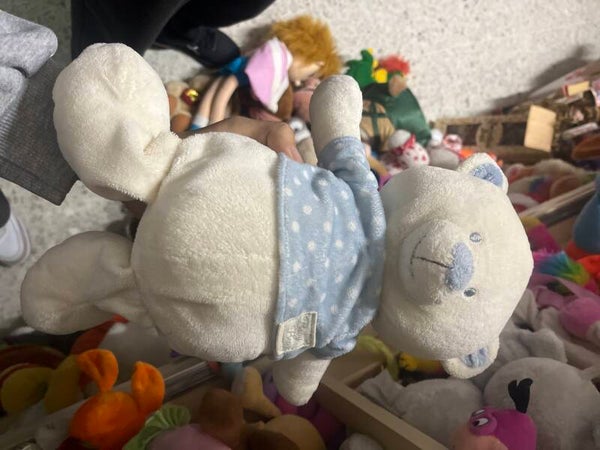 WHITE & BLUE BEAR TOY~TOYS~***