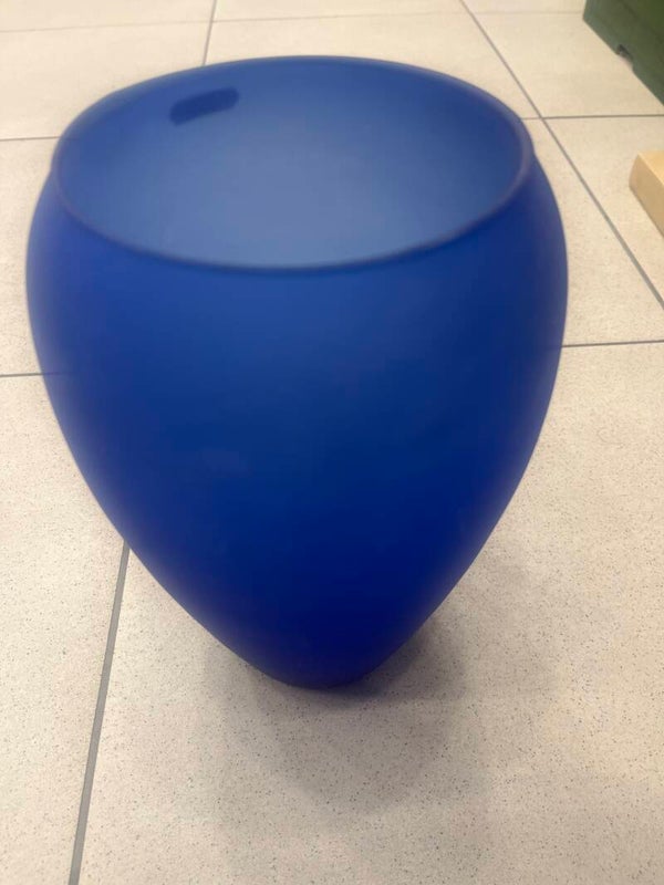 Blue Glass Vase - Decor