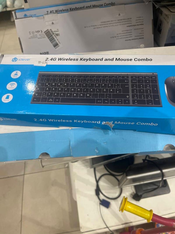 2.4G wireless Keyboard and Mouse Combo - Electric*