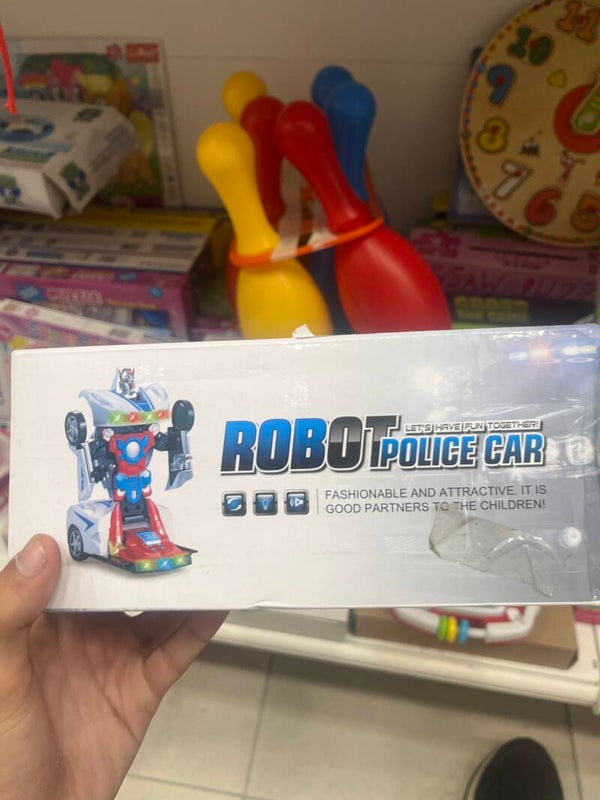 Robot Police Car - toys*