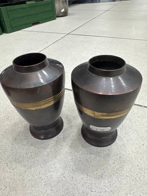 Cremation Funeral Urns - €6 Each - Brass