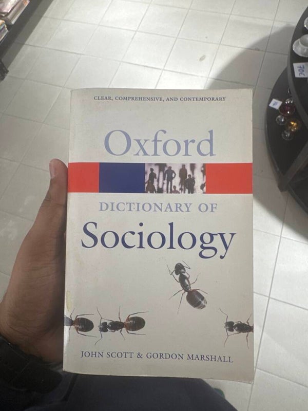 Oxford Dictionary of Sociology - Books
