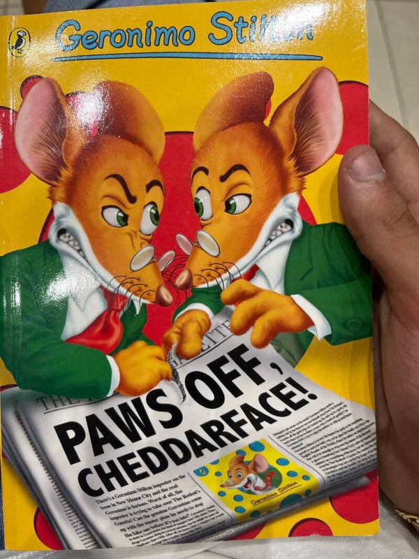Geronimo Silton Paws Off Cheddarface! - Books