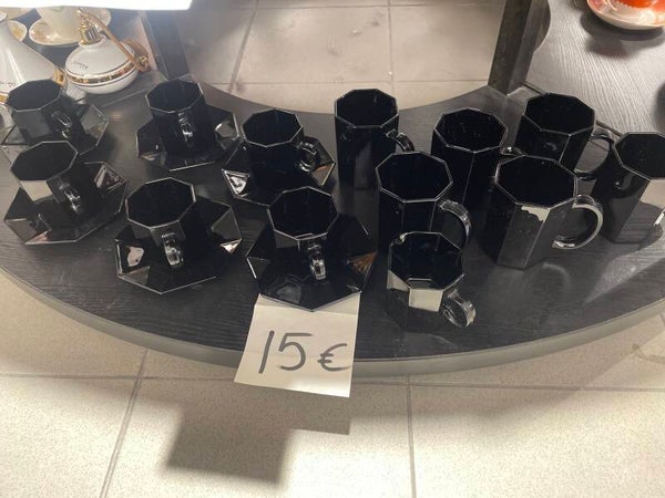 Black Arcoroc Octime mugs-Supplies*