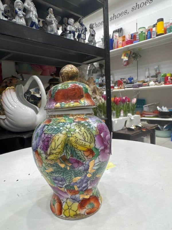 Floral Mini Ginger Jar - Decor