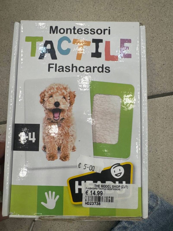 Tactile Flash Cards - Educational Games