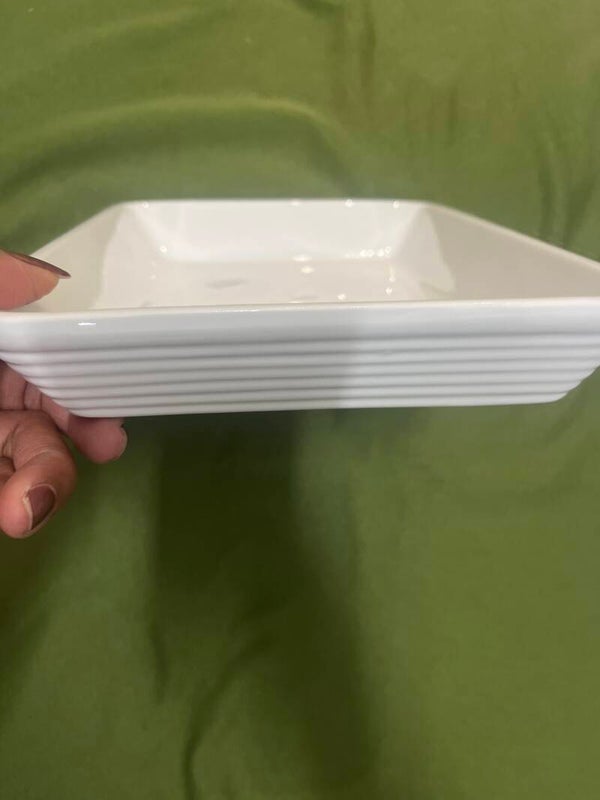 Ceramic rectangle tray- Supplies ***