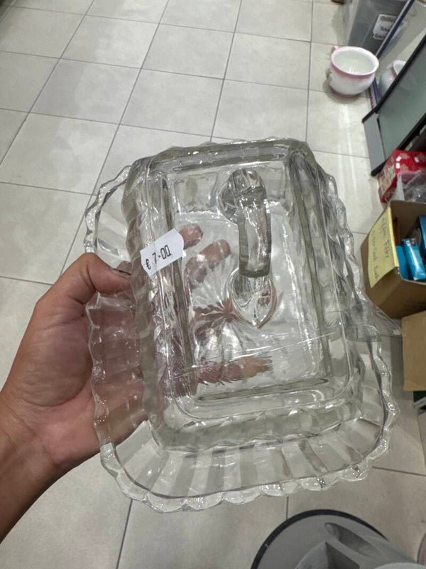 Vintage Butter Dish-Supplies***