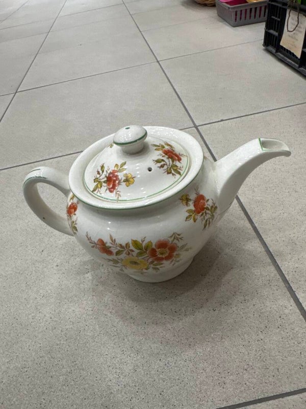 Vintage Floral Teapot - Collectibles