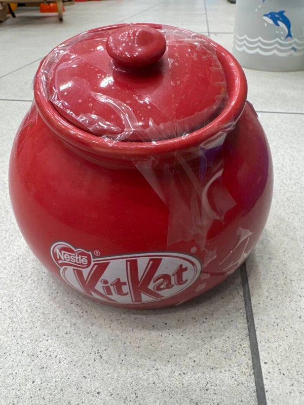 Nestlé KitKat branded ceramic storage pot-Supplies*