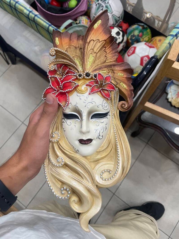 decorative Venetian-style wall mask - Decor*