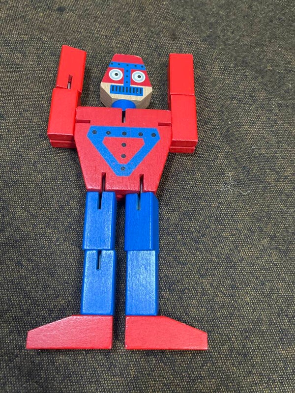 Wooden robot- Toys***