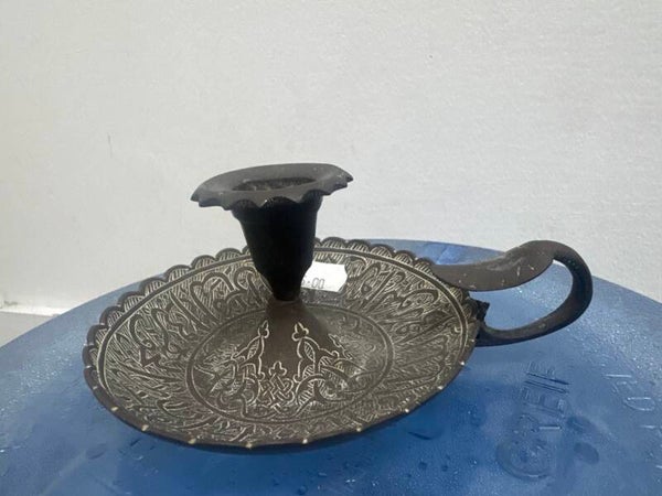 Brass candle holder- Brass***