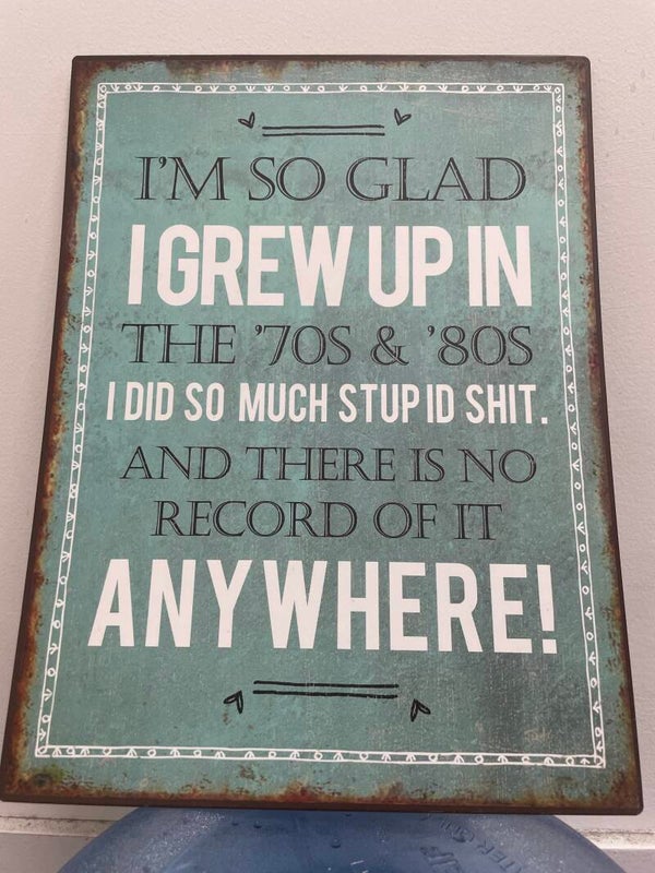Vintage metal sign - Decor ***