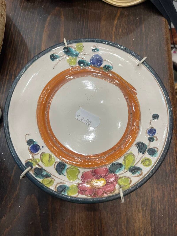 Hand-Painted Wall Plate Italy - Decor