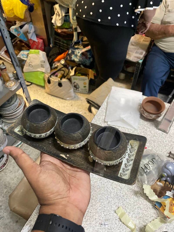 Candle Holder Set - Candles