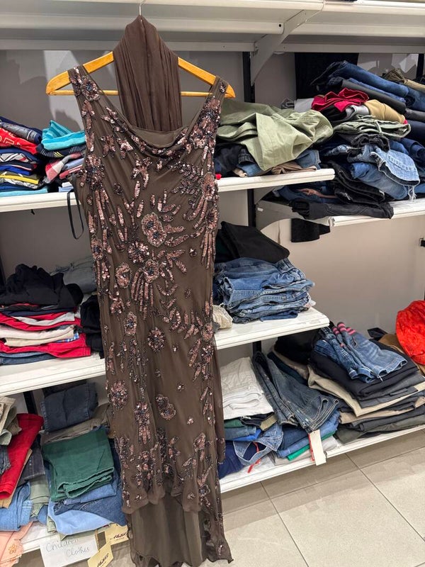 Brown evening dress S/M- Women’s Clothes ***