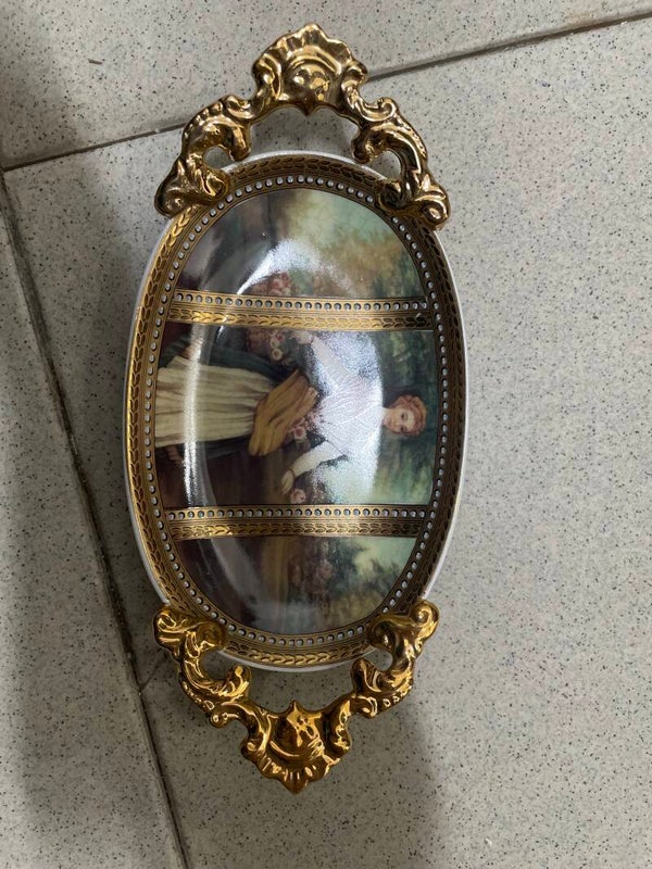 Small Golden Tray - Decor