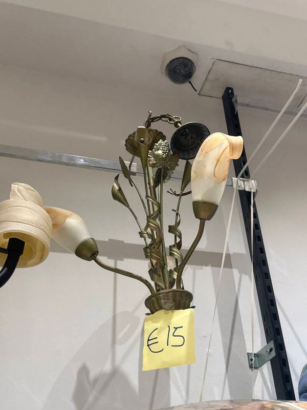 Bronze Floral Chandelier - Chandeliers