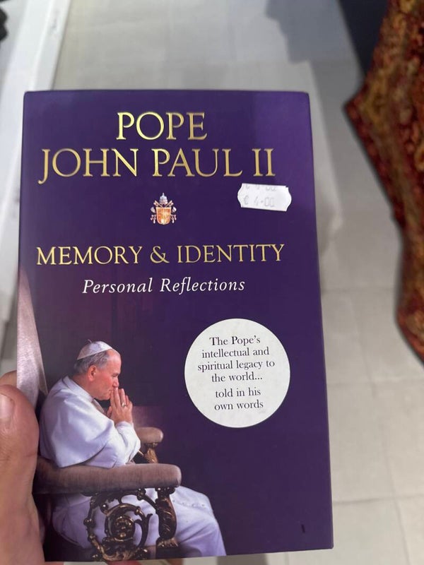 Pope John Paul II memory & Identity - books*