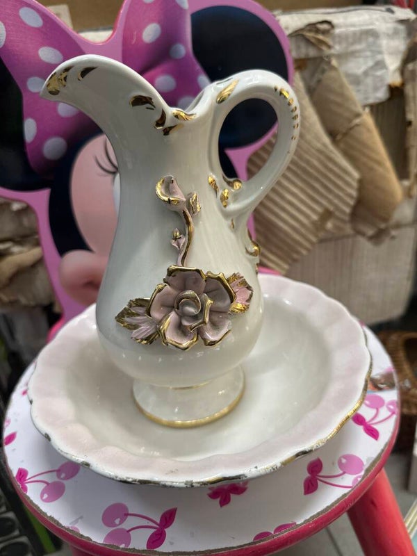 Vintage Ceramic Pitcher-Supplies***