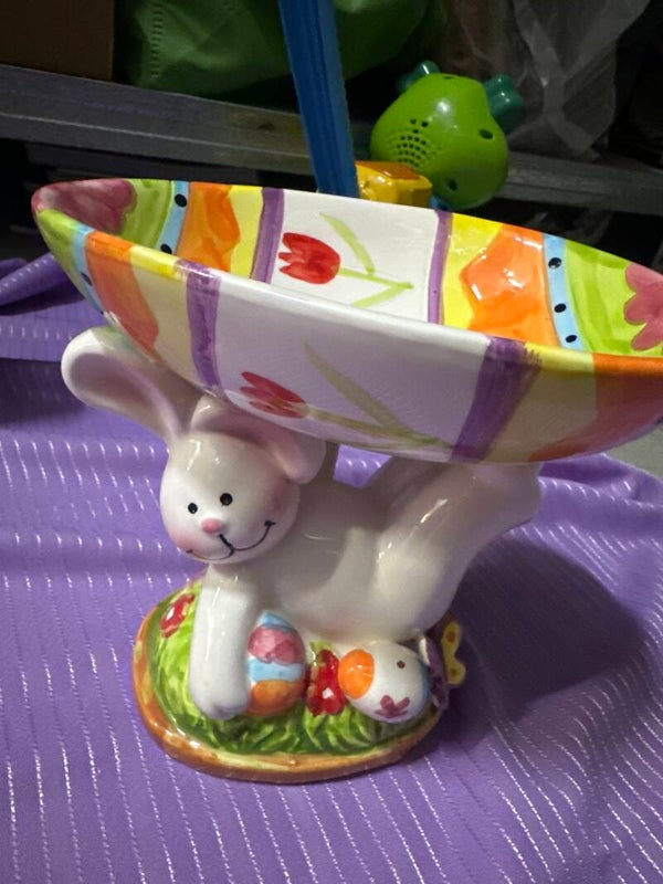 Ceramic easter bunny- figurine ***