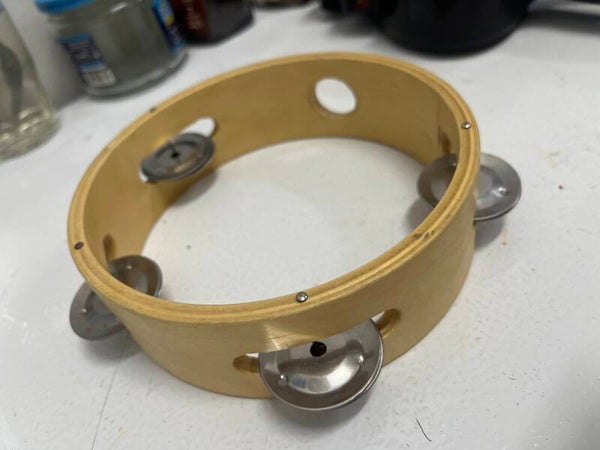 Handles wooden tambourine- Toys ***