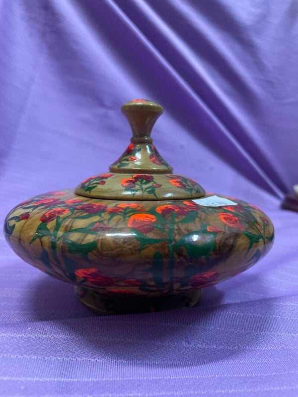 Wooden Hand-Painted Trinket - Collectibles