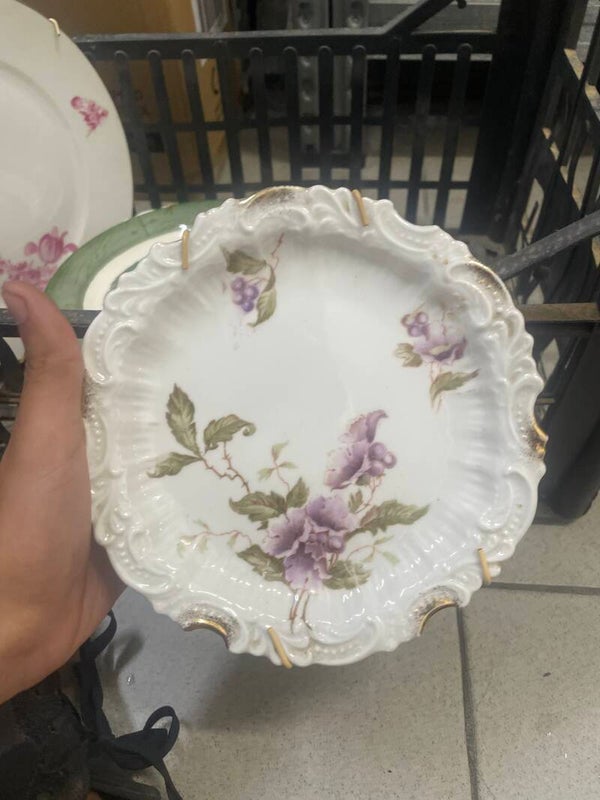 White Porcelain Plate - Decor